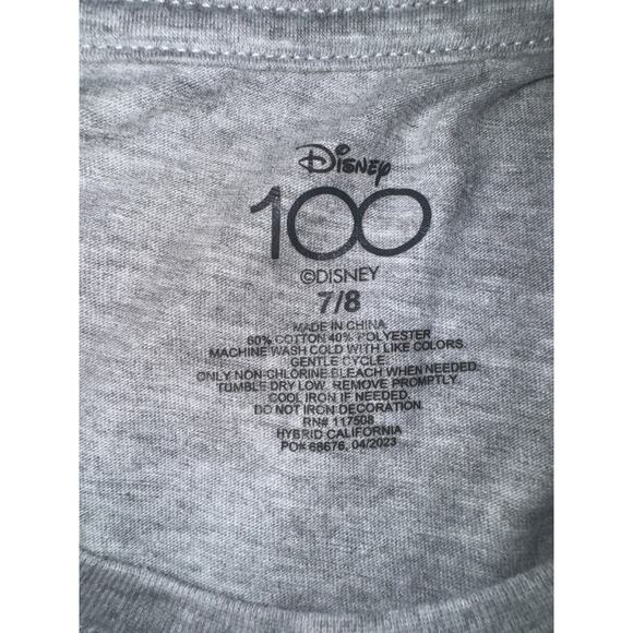Disney Girls Shirt 100 Years of Wonder with Minnie and Daisy, Size 7/8 - Picture 4 of 5